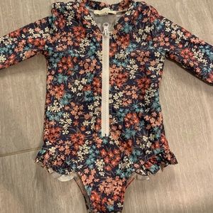 Oliver London Rash Guard Girls Bathing Suit